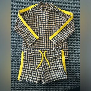 Mini Rodini Houndstooth Swim Set